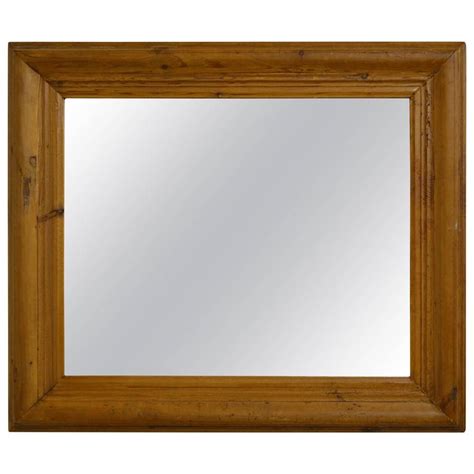 Large Pine Framed Mirrors