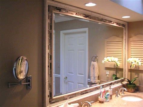 Large Plastic Framed Mirror