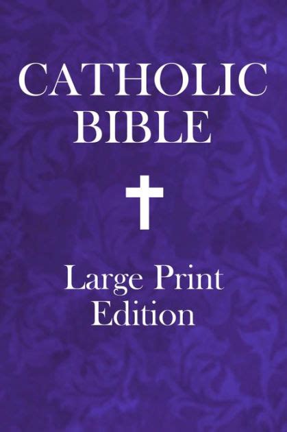 large print catholic bible paperback