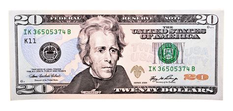 Large Printable 20 Dollar Bill