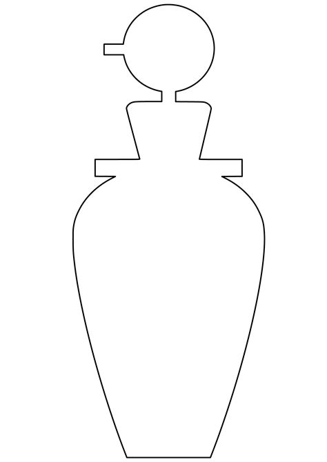 Large Printable Of A Perfume Bottle