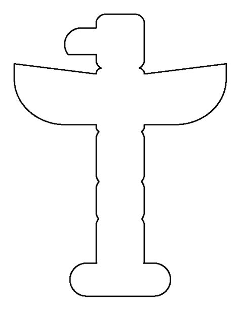 Large Printable Totem Pole