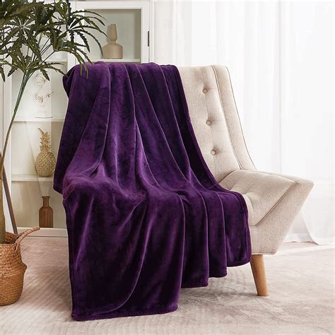 Large Purple Throw Blanket