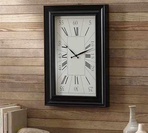 Large Rectangular Wall Clock