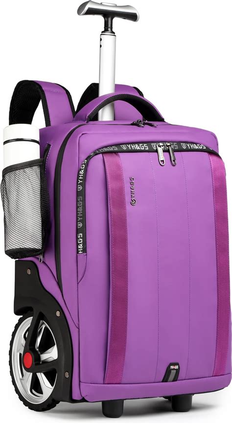 Large Rolling Backpack Luggage