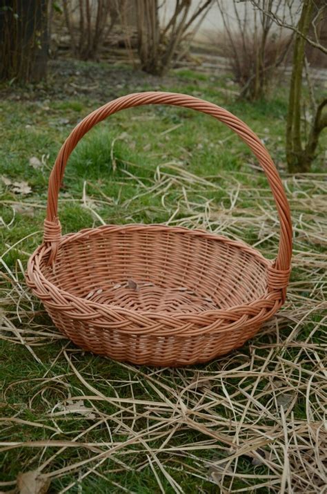 Large Round Basket Shallow