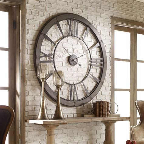 Large Round Decorative Clocks