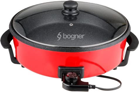 Large Round Electric Frying Pan