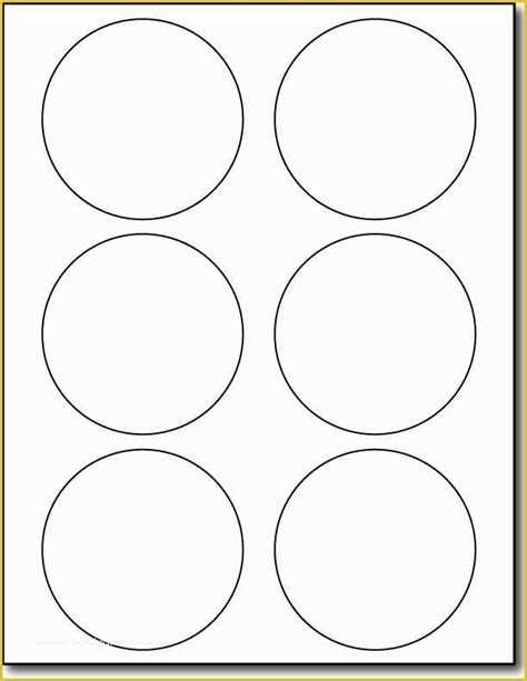 large round labels printable