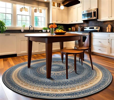 Large Round Rug For Kitchen