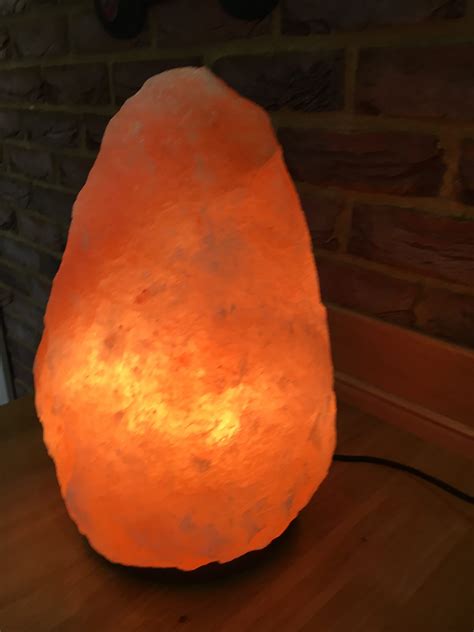 large round salt lamp
