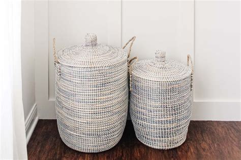 Large Round Storage Baskets With Lids