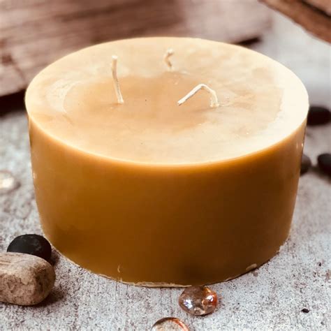 Large Round Wax Candles