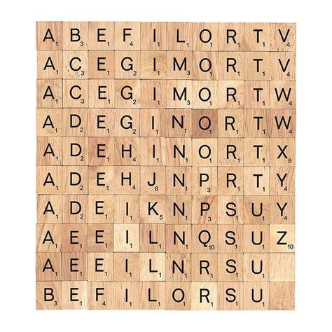 Large Scrabble Tiles Printable