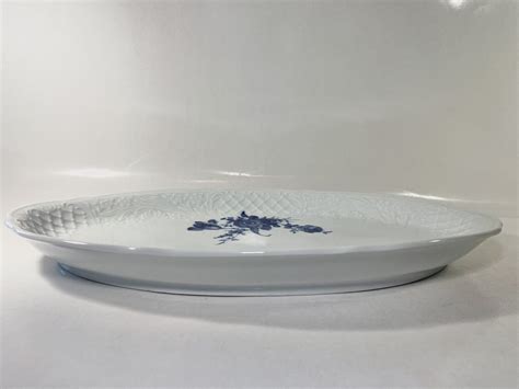 Large Serving Plate Flowers