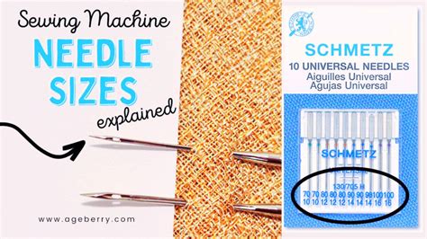 Large Sewing Needles Sizes