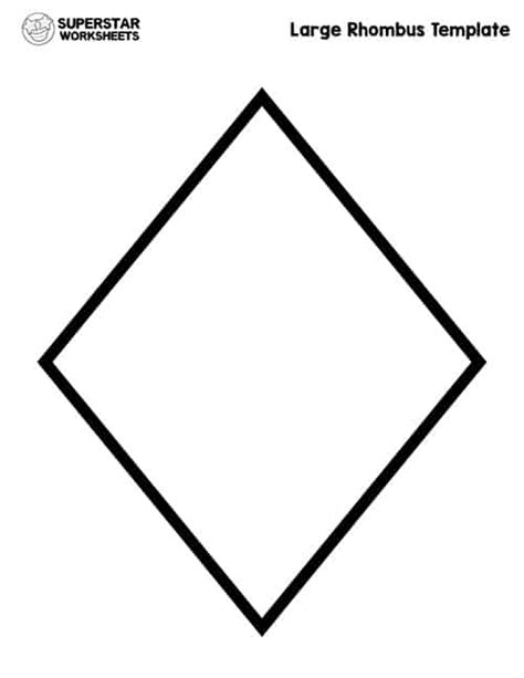 Large Shape Stencil Printables