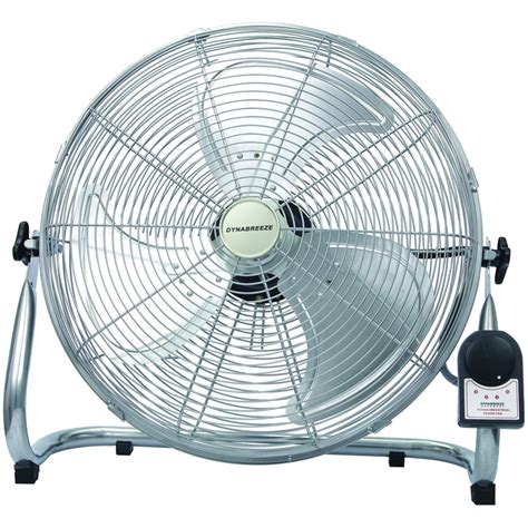 Large Silver Floor Fan