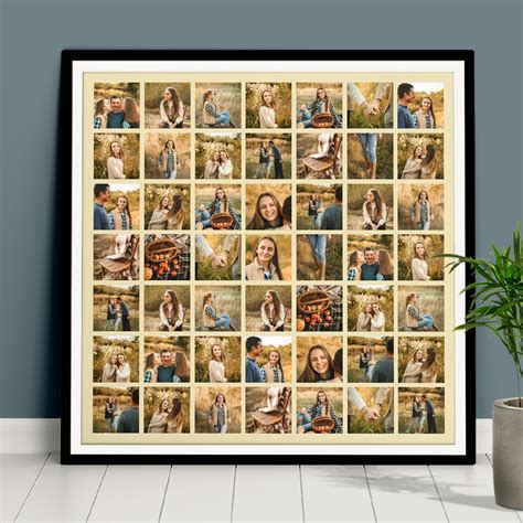 Large Square Photo Collage Frame