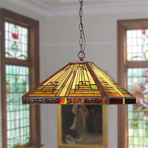 Large Stained Glass Light