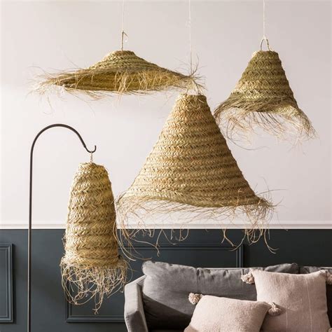 Large Straw Lamp Shades