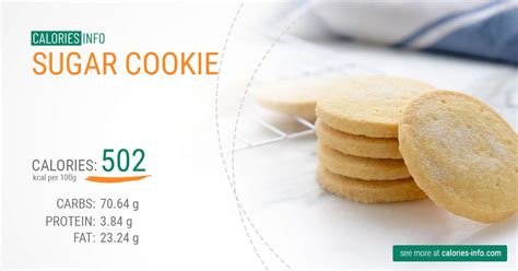 Large Sugar Cookie Carbs