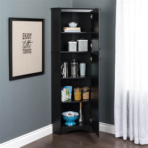 large tall corner shelf cabinet