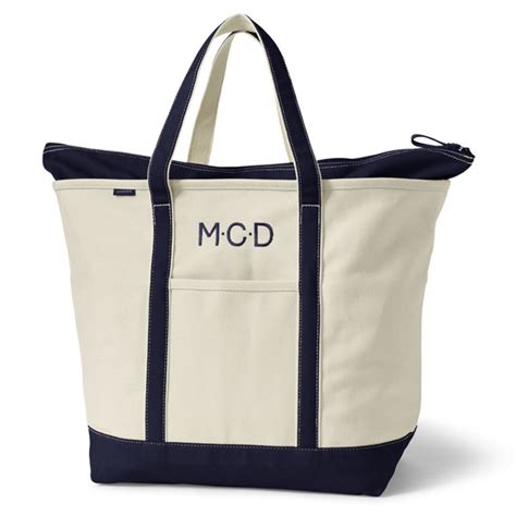 Large Tote Bag With A Zip