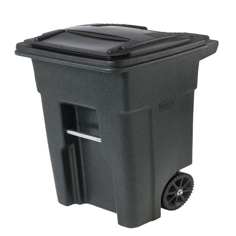 large trash bin with lid