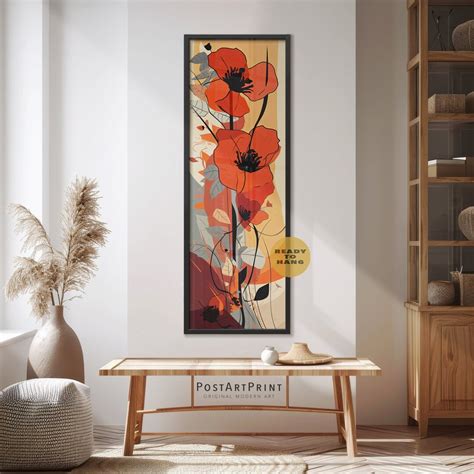 Large Vertical Framed Art