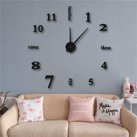 Large Wall Clock Just Numbers