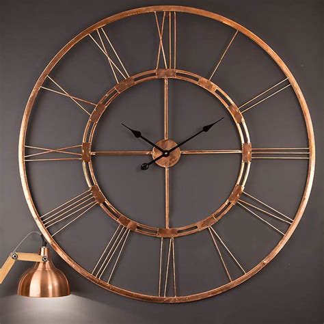 Large Wall Clocks Copper