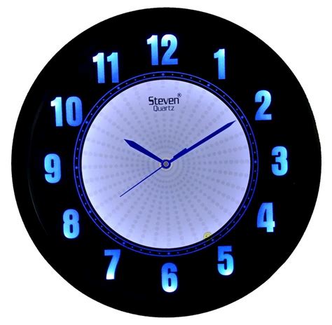 large wall clocks that light up