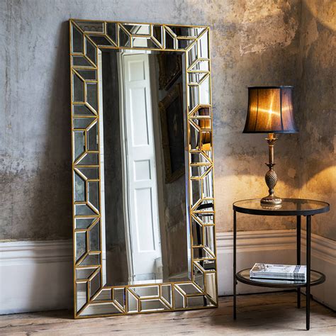Large Wall Leaner Mirror