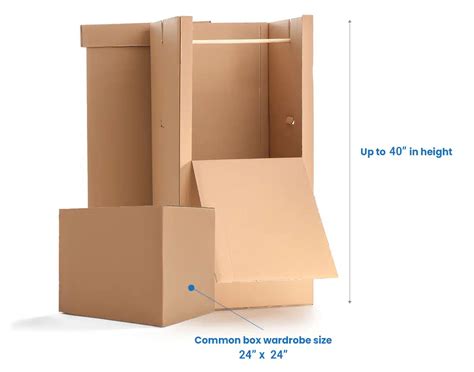 Large Wardrobe Box Dimensions