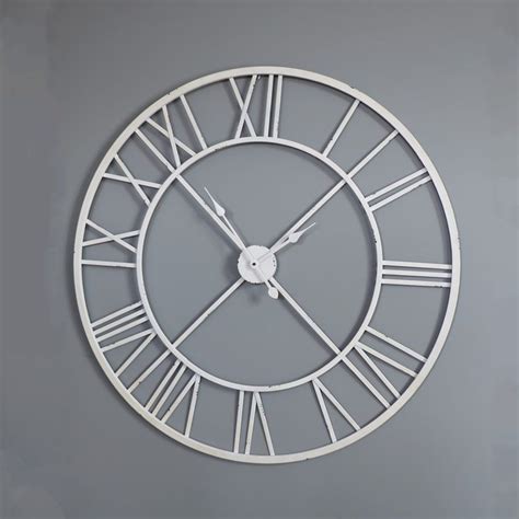 Large White Clock