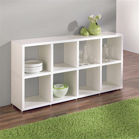 Large White Cube Shelves