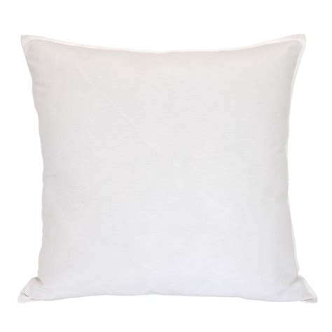 Large White Square Pillow