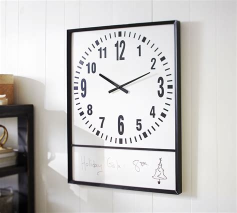 Large Whiteboard Clock