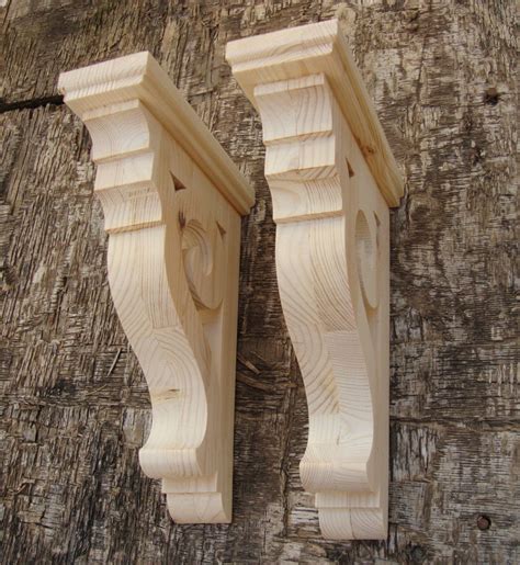 large wood shelf brackets