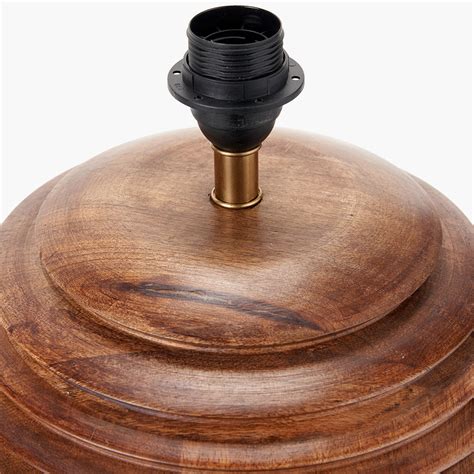 Large Wood Table Lamp Base