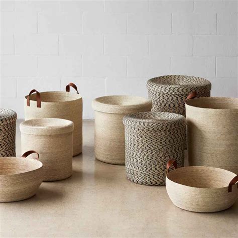 Large Woven Floor Baskets