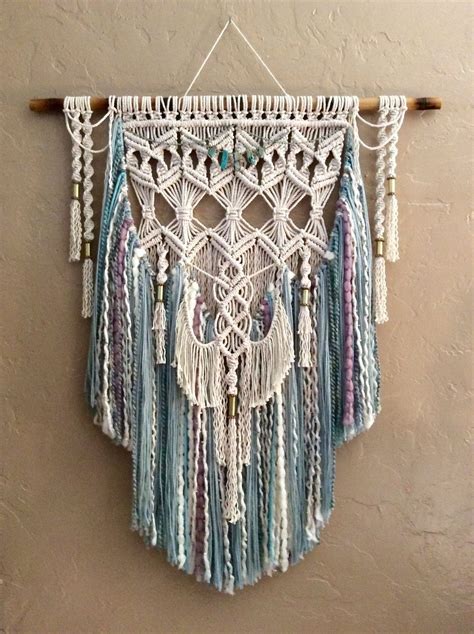 Large Yarn Macrame Wall Hanging