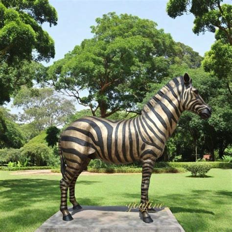 Large Zebra Statue