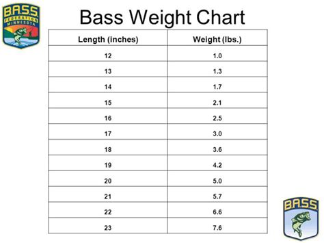 largemouth bass average weight
