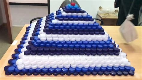 Largest Bottle Caps Pyramid