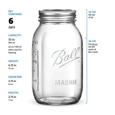 Largest Size Mason Jar