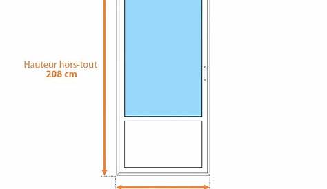 Porte fenêtre PVC 1 vantail gauche 205X80