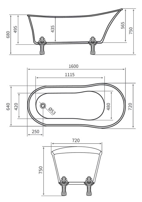 Larghezza Vasca Da Bagno