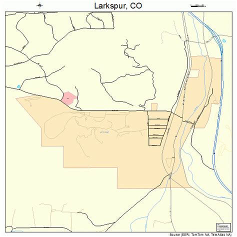 Larkspur Co Map